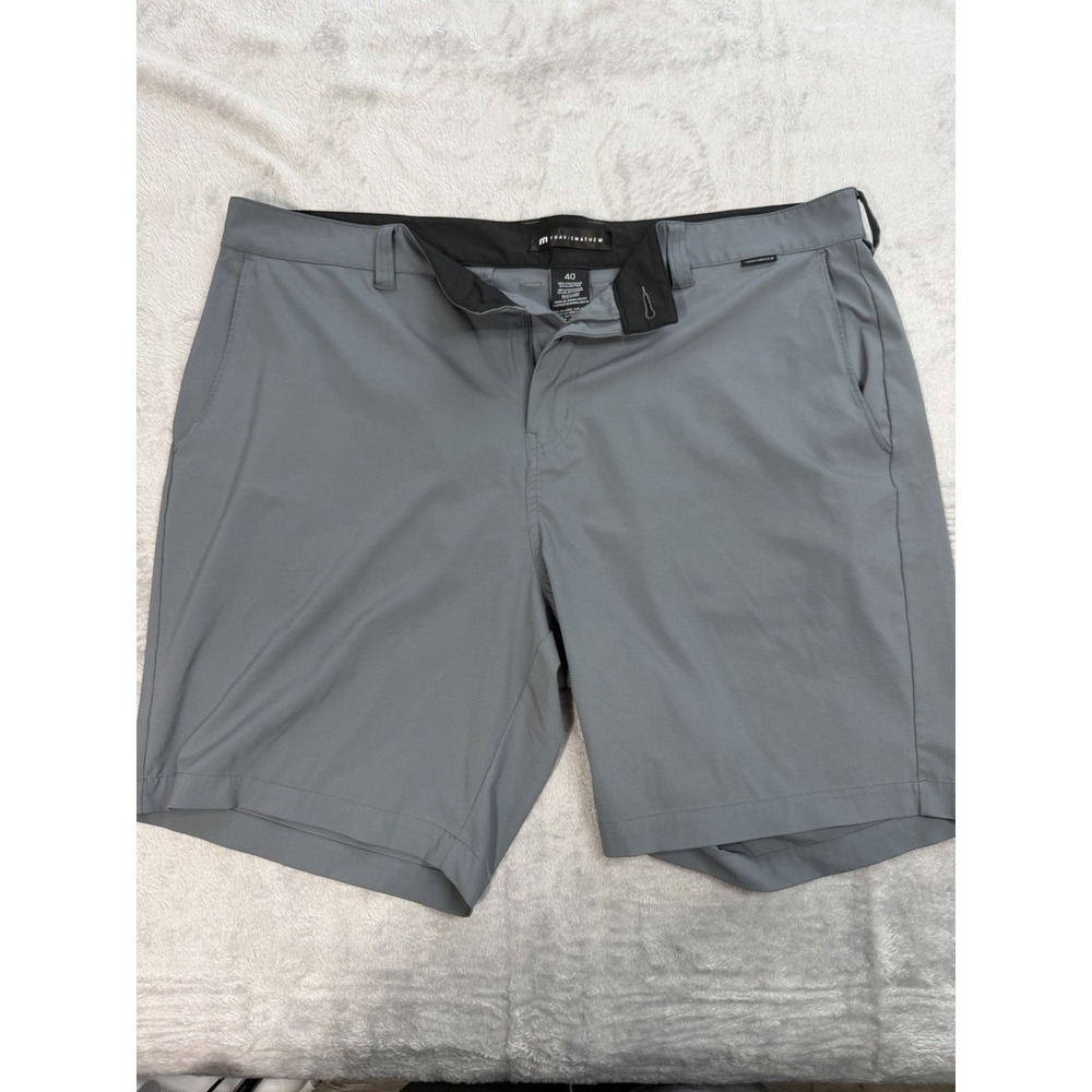 Travis Matthews Wanderlust Golf/casual Shorts Dark Gray 40" Waist Mens